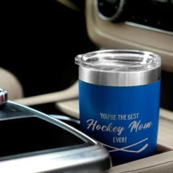 Hockey 20oz. Double Insulated Tumbler - You're The Best Mom Ever -Sport Play Mode hk 05761 ROYAL CAR