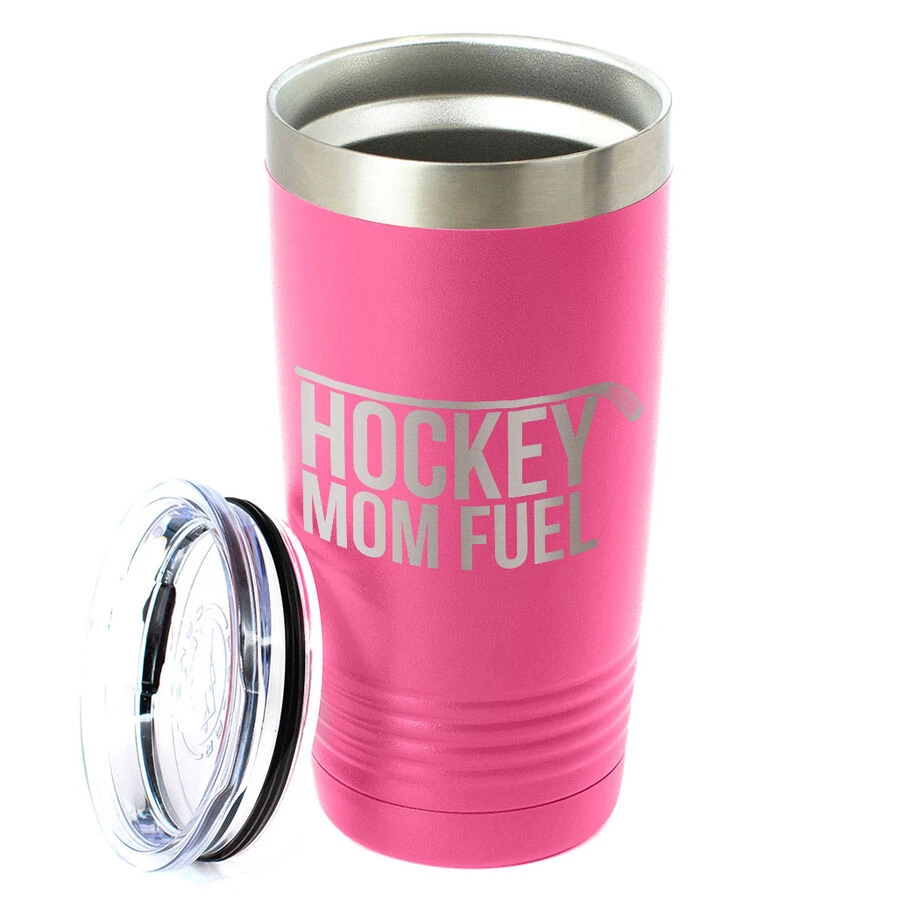 Hockey 20oz. Double Insulated Tumbler - Hockey Mom Fuel 2 Hockey 20oz. Double Insulated Tumbler - Hockey Mom Fuel - Image 2