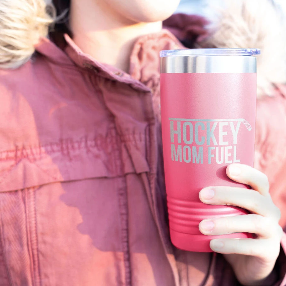 Hockey 20oz. Double Insulated Tumbler - Hockey Mom Fuel 3 Hockey 20oz. Double Insulated Tumbler - Hockey Mom Fuel - Image 3