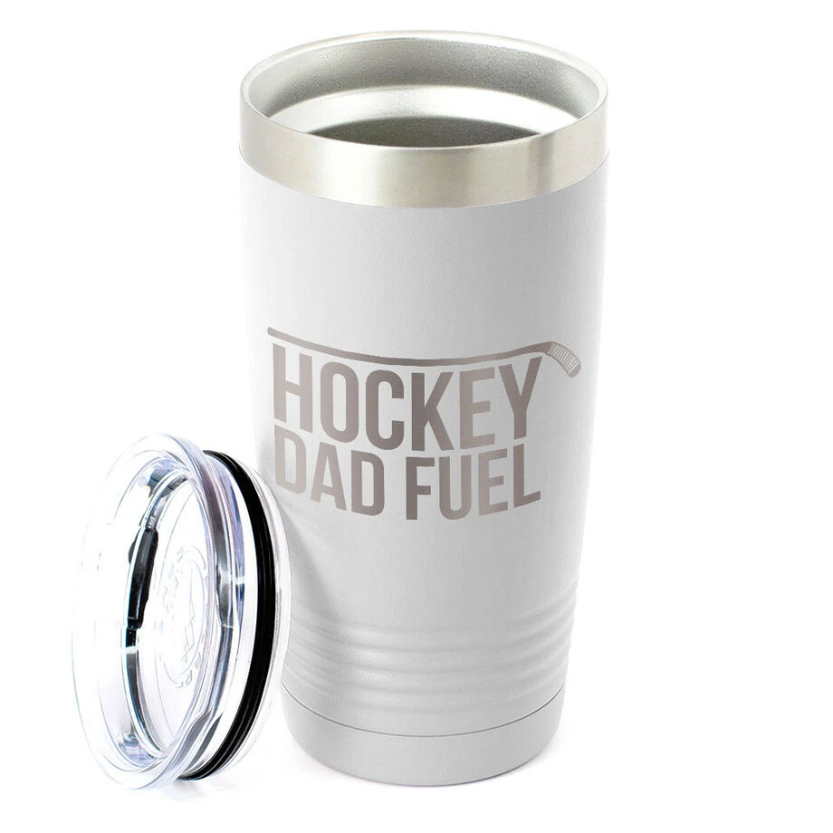 Hockey 20oz. Double Insulated Tumbler - Hockey Dad Fuel 2 Hockey 20oz. Double Insulated Tumbler - Hockey Dad Fuel - Image 2