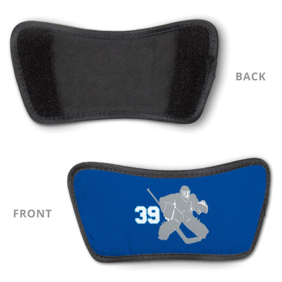 Hockey Repwell® Sandal Straps - Goalie With Number 4 Hockey Repwell® Sandal Straps - Goalie With Number - Image 4