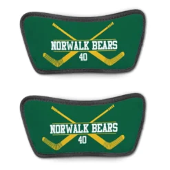 Hockey Repwell® Sandal Straps - Personalized Goalie Crossed Sticks