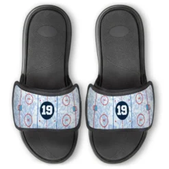 Hockey Repwell® Slide Sandals - Personalized Ice Rink