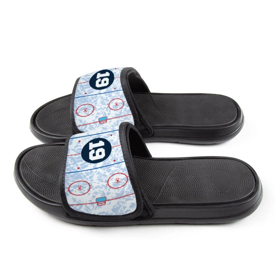Hockey Repwell® Slide Sandals - Personalized Ice Rink 4 Hockey Repwell® Slide Sandals - Personalized Ice Rink - Image 4