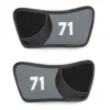 Hockey Repwell® Sandal Straps - Puck And Number Reflected