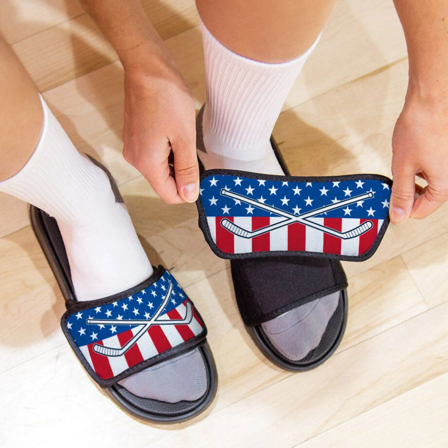 Hockey Repwell® Sandal Straps - USA Hockey 3 Hockey Repwell® Sandal Straps - USA Hockey - Image 3