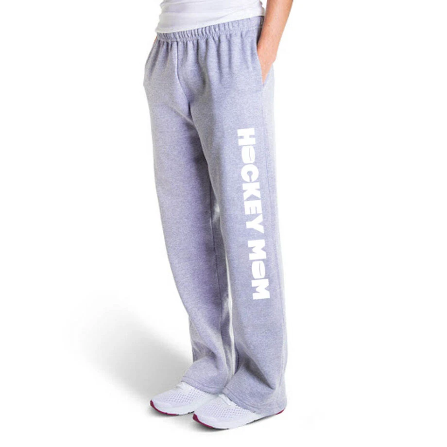 Hockey Fleece Sweatpants - Hockey Mom 1 Hockey Fleece Sweatpants - Hockey Mom