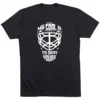 Hockey Short Sleeve T-Shirt - My Goal Is To Deny Yours Goalie Mask