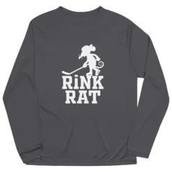 Hockey Long Sleeve Performance Tee - Rink Rat