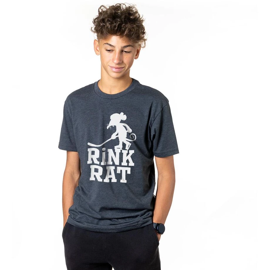 Hockey Short Sleeve T-Shirt - Rink Rat 2 Hockey Short Sleeve T-Shirt - Rink Rat - Image 2