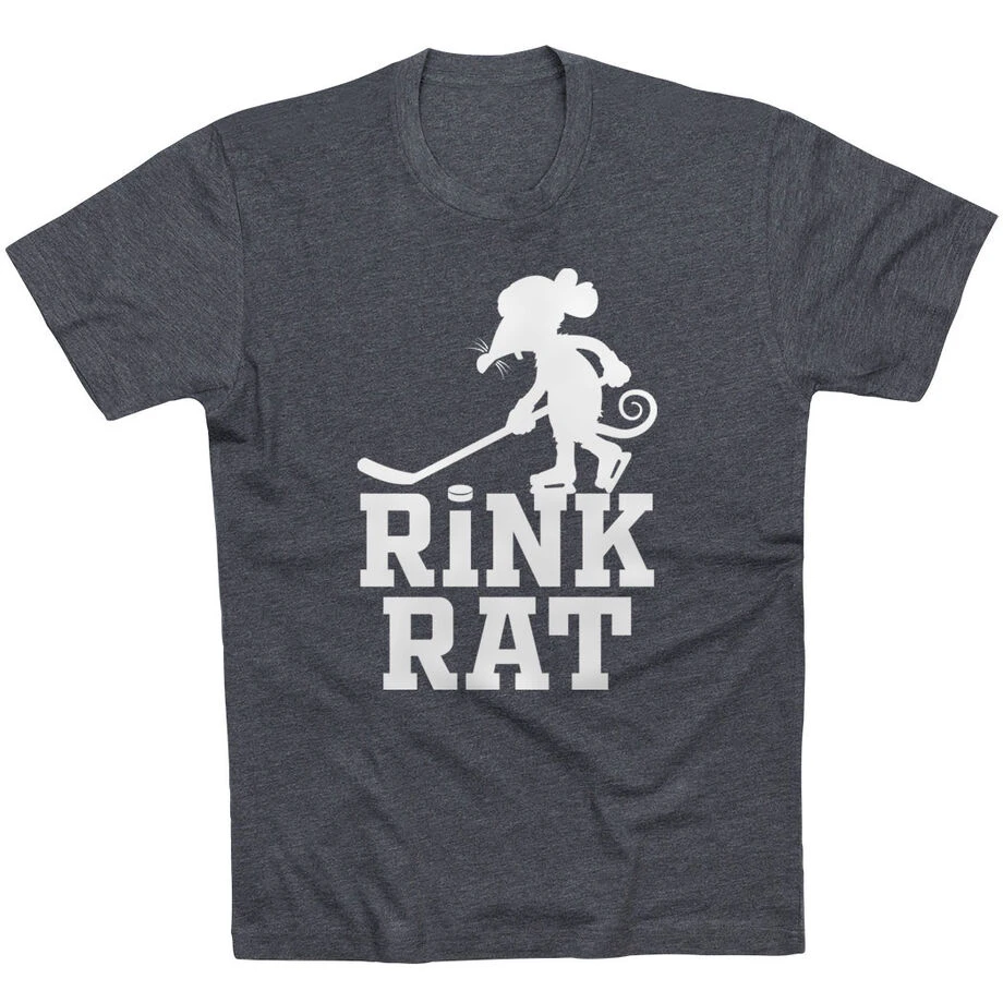 Hockey Short Sleeve T-Shirt - Rink Rat 1 Hockey Short Sleeve T-Shirt - Rink Rat
