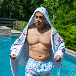 Hockey Hooded Towel - Rather Be Playing Hockey -Sport Play Mode hk 06058 GEN LIFESTYLE 5