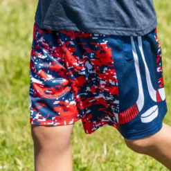 Hockey Shorts - Patriotic Digital Camo