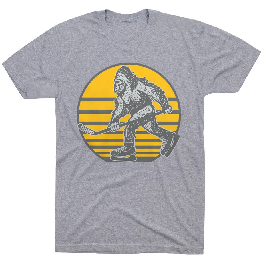 Hockey Short Sleeve T-Shirt - BigSkate 1 Hockey Short Sleeve T-Shirt - BigSkate