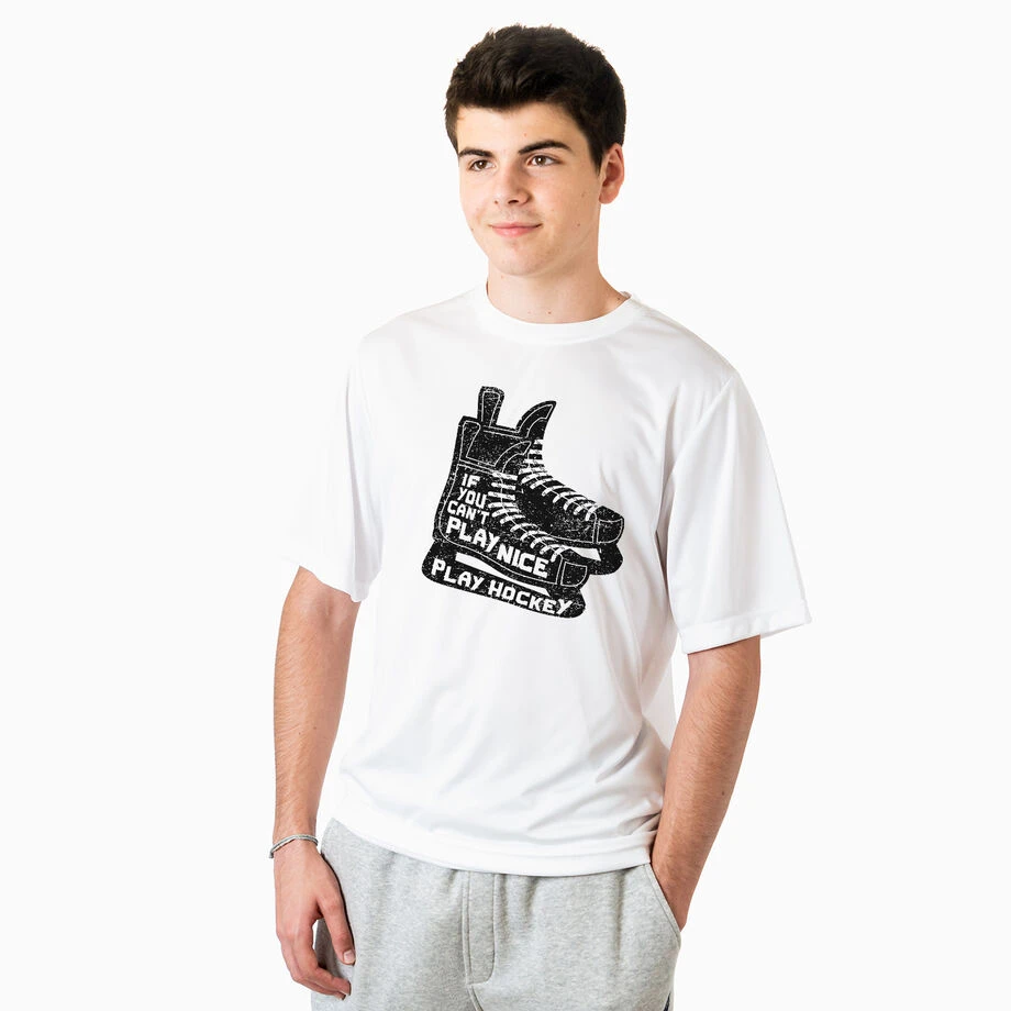Hockey Short Sleeve Performance Tee - Play Hockey 2 Hockey Short Sleeve Performance Tee - Play Hockey - Image 2