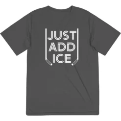Hockey Short Sleeve Performance Tee - Just Add Ice