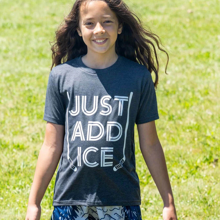 Hockey T-Shirt Short Sleeve - Just Add Ice 5 Hockey T-Shirt Short Sleeve - Just Add Ice - Image 5