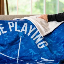 Hockey Premium Blanket - Rather Be Playing Hockey -Sport Play Mode hk 06585 HOME LIFESTYLE 2