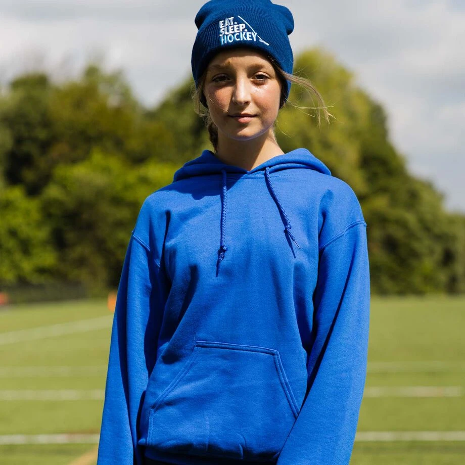 Hockey Embroidered Beanie - Eat Sleep Hockey 5 Hockey Embroidered Beanie - Eat Sleep Hockey - Image 5