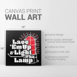 Hockey Canvas Wall Art - Light The Lamp -Sport Play Mode hk 06610 DETAILS