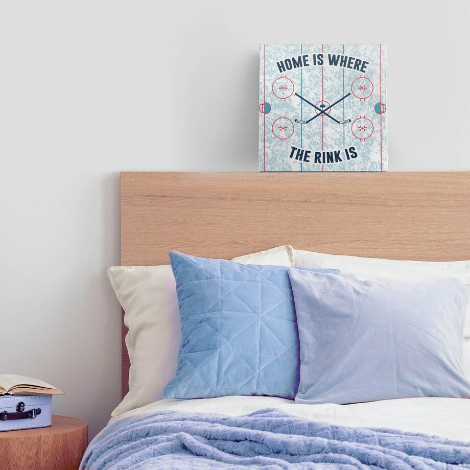 Hockey Canvas Wall Art - Home Is Where The Rink Is 4 Hockey Canvas Wall Art - Home Is Where The Rink Is - Image 4