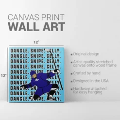 Hockey Canvas Wall Art - Dangle Snipe Celly -Sport Play Mode hk 06613 DETAILS