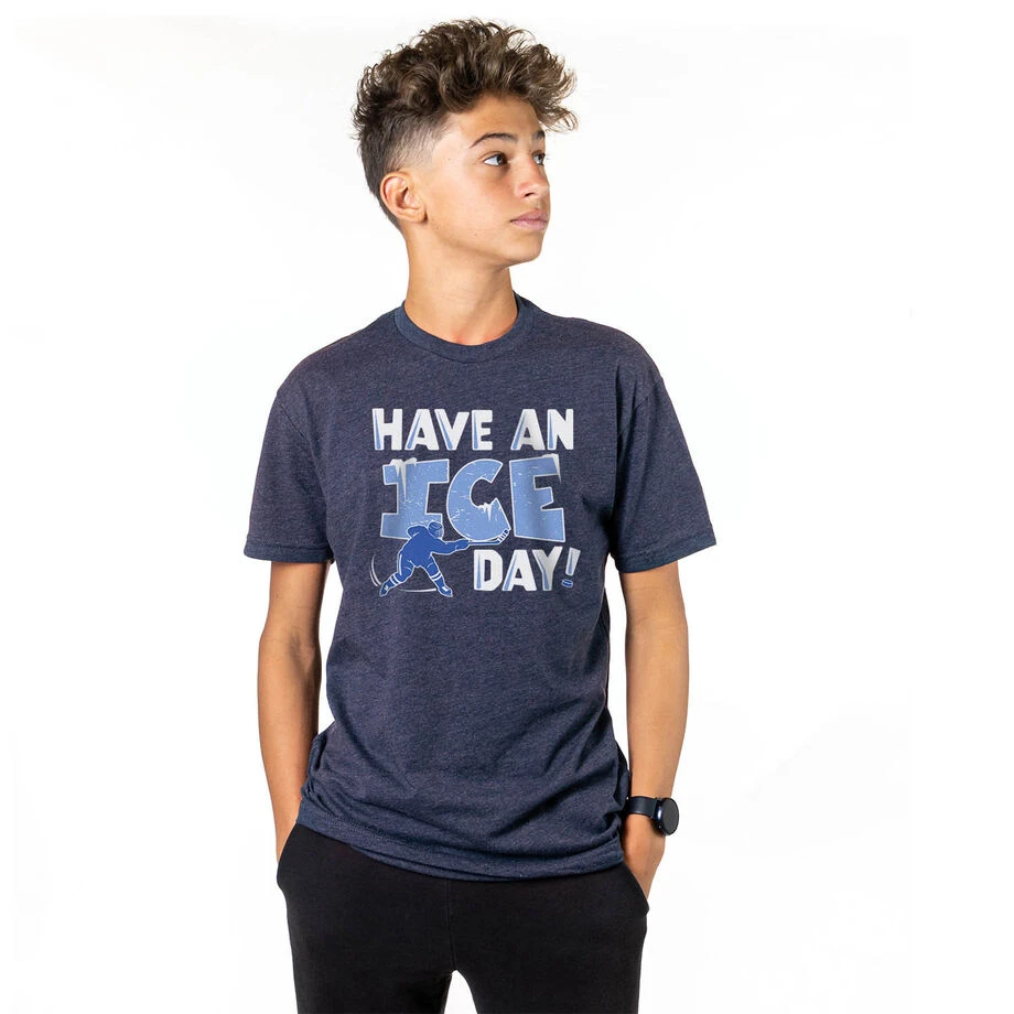 Hockey Short Sleeve T-Shirt - Have An Ice Day 2 Hockey Short Sleeve T-Shirt - Have An Ice Day - Image 2