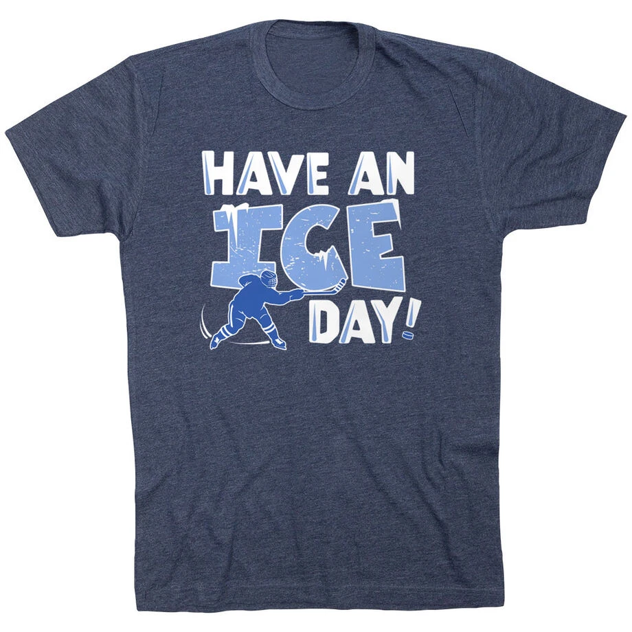Hockey Short Sleeve T-Shirt - Have An Ice Day 1 Hockey Short Sleeve T-Shirt - Have An Ice Day