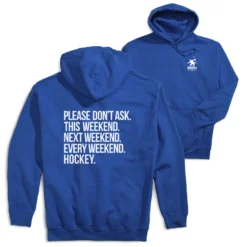 Hockey Hooded Sweatshirt - All Weekend Hockey (Back Design)