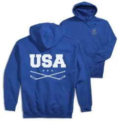 Hockey Hooded Sweatshirt - USA Hockey (Back Design)