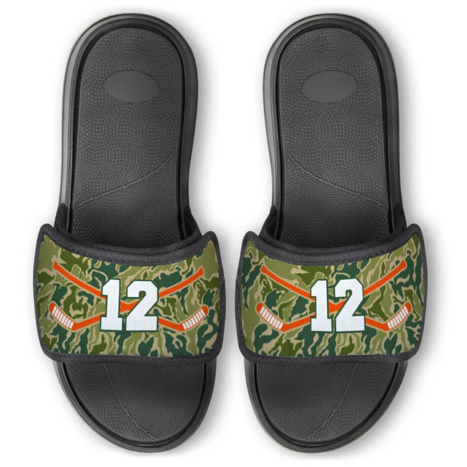 Hockey Repwell® Slide Sandals - Hunter Camo 1 Hockey Repwell® Slide Sandals - Hunter Camo