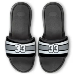 Hockey Repwell® Slide Sandals - Number Stripes