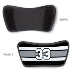 Hockey Repwell® Sandal Straps - Number Stripes -Sport Play Mode hk 06744 STRAPS BLACKGRAY DETAIL