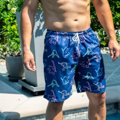 Hockey Swim Trunks - Neon Lights 7 Hockey Swim Trunks - Neon Lights -Sport Play Mode hk 06767 GEN LIFESTYLE 3