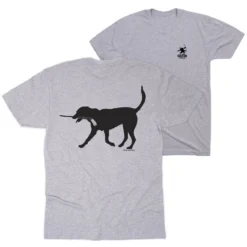 Hockey Short Sleeve T-Shirt - Howe The Hockey Dog (Back Design)