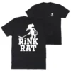 Hockey Short Sleeve T-Shirt - Rink Rat (Back Design)