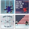 Hockey Canvas Wall Art - Dangle Snipe Celly - 4 Piece Set