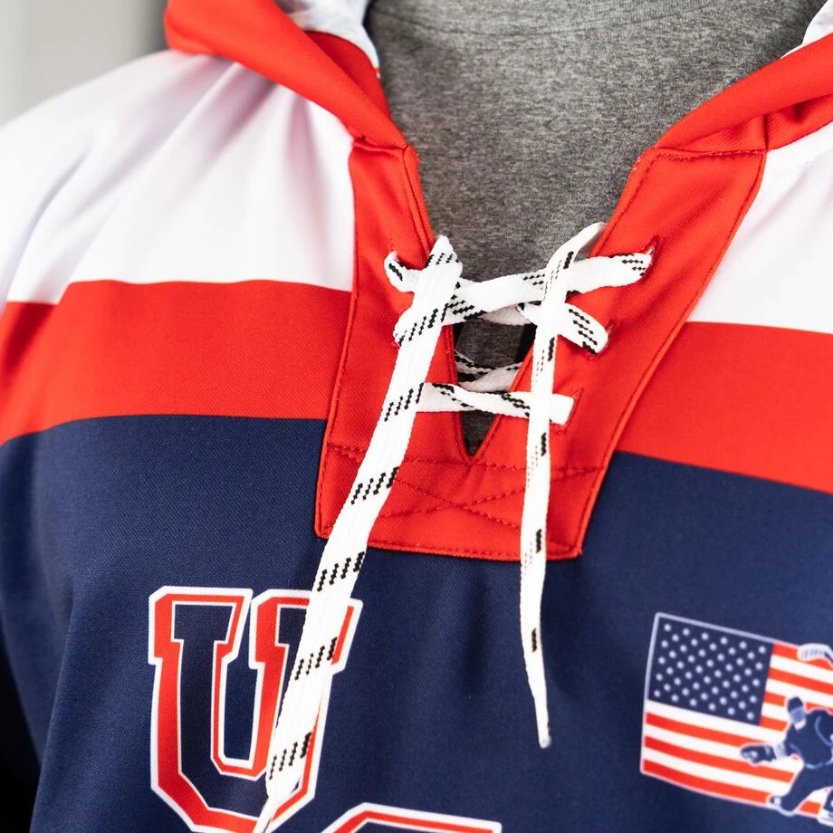 Hockey Gameday Hoodie - Patriotic Hockey 6 Hockey Gameday Hoodie - Patriotic Hockey - Image 6