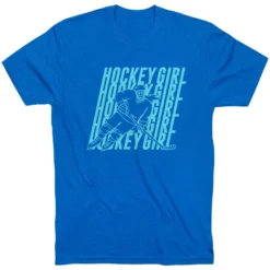 Hockey T-Shirt Short Sleeve - Hockey Girl Repeat