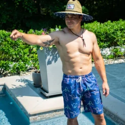 Hockey Straw Hat - Eat Sleep Hockey -Sport Play Mode hk 07278 POOL LIFESTYLE 1