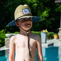 Hockey Straw Hat - Eat Sleep Hockey -Sport Play Mode hk 07278 YOUTH