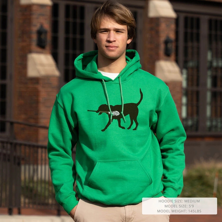 Guys Lacrosse Hooded Sweatshirt - Max The Lax Dog 7 Guys Lacrosse Hooded Sweatshirt - Max The Lax Dog - Image 7