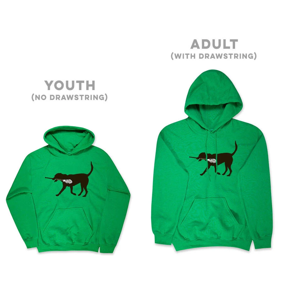 Guys Lacrosse Hooded Sweatshirt - Max The Lax Dog 6 Guys Lacrosse Hooded Sweatshirt - Max The Lax Dog - Image 6