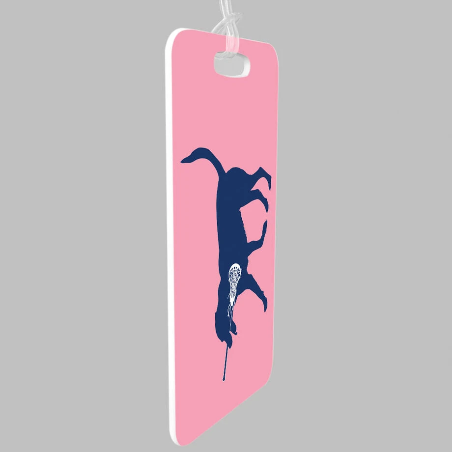 Girls Lacrosse Bag/Luggage Tag - LuLa The Lax Dog 4 Girls Lacrosse Bag/Luggage Tag - LuLa The Lax Dog - Image 4