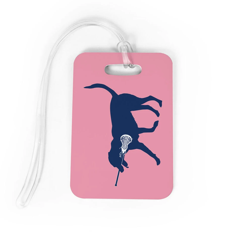 Girls Lacrosse Bag/Luggage Tag - LuLa The Lax Dog 1 Girls Lacrosse Bag/Luggage Tag - LuLa The Lax Dog