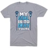 Guys Lacrosse Short Sleeve T-Shirt - My Goal Is To Deny Yours