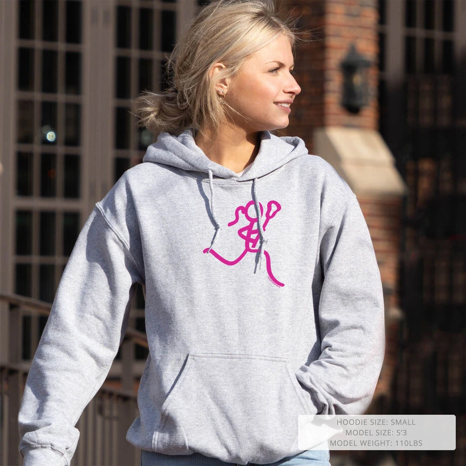 Girls Lacrosse Hooded Sweatshirt - Neon Lax Girl 7 Girls Lacrosse Hooded Sweatshirt - Neon Lax Girl - Image 7