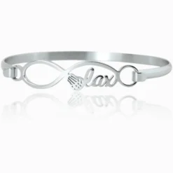 Lacrosse Infinity Stainless Steel Bracelet