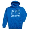 Girls Lacrosse Hooded Sweatshirt - Lax Hair Don't Care