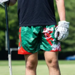 Lacrosse Shorts - Santa Laxer Christmas
